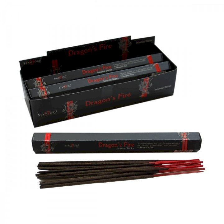 Dragons Fire Incense Sticks - Red Rose