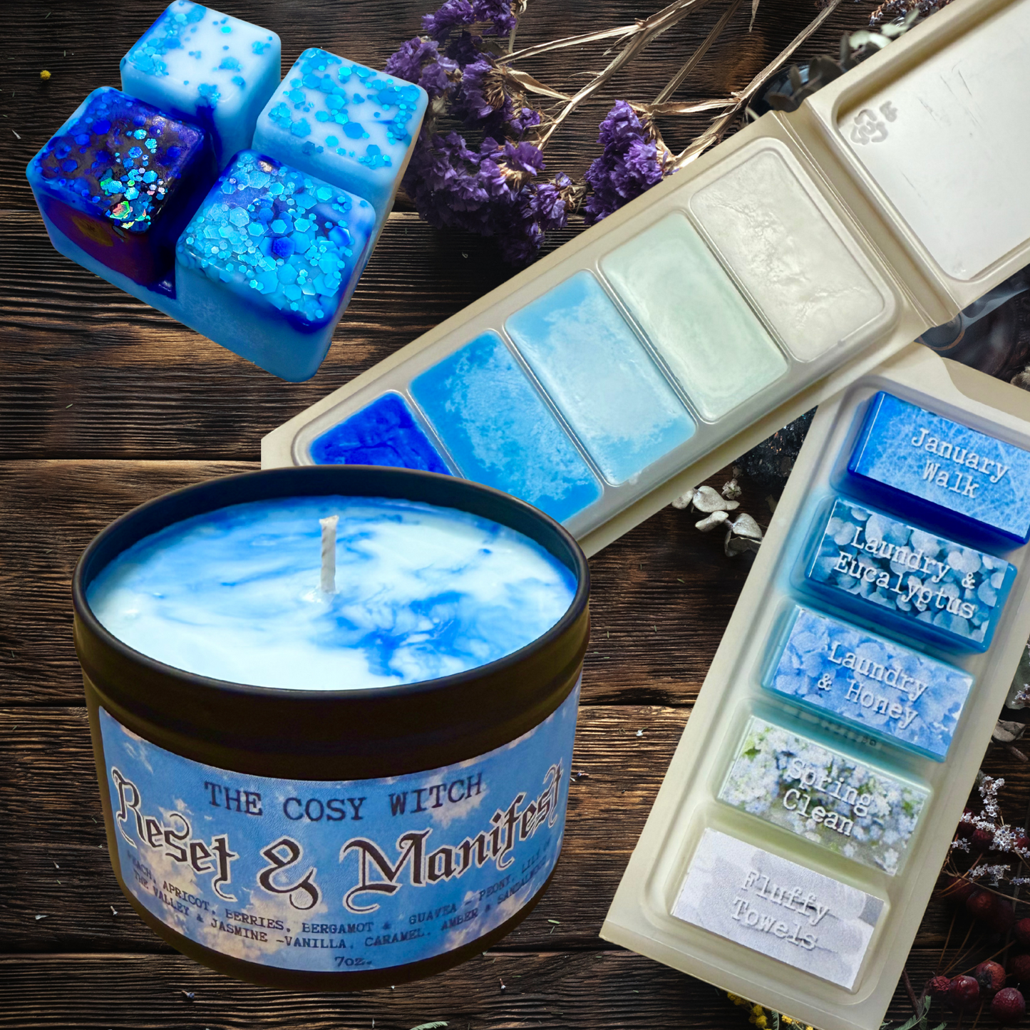 Reset & Manifest Edition Melt Bar - 5 Fresh Scents