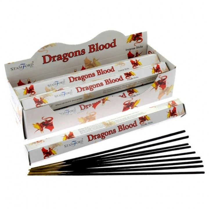 Dragons Blood Incense Sticks - Musk, Sandalwood, Amber, Spice and Vanilla
