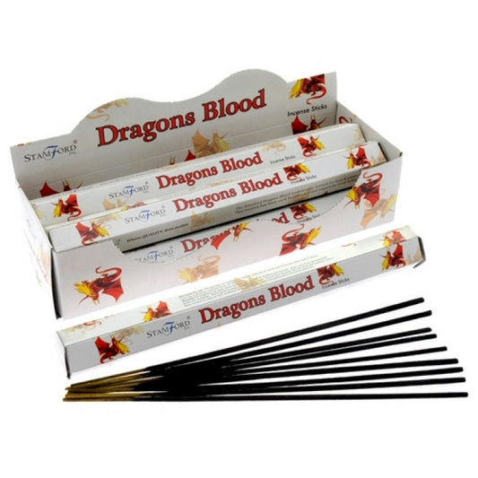 Dragons Blood Incense Sticks - Musk, Sandalwood, Amber, Spice and Vanilla