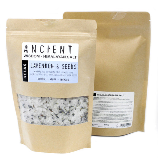 Relax Bath Salts - Lavender & Jojoba Oil