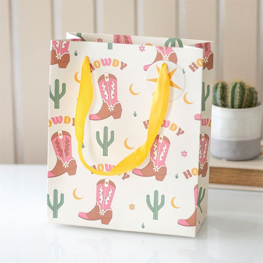 Cowboy Boots Gift Bag