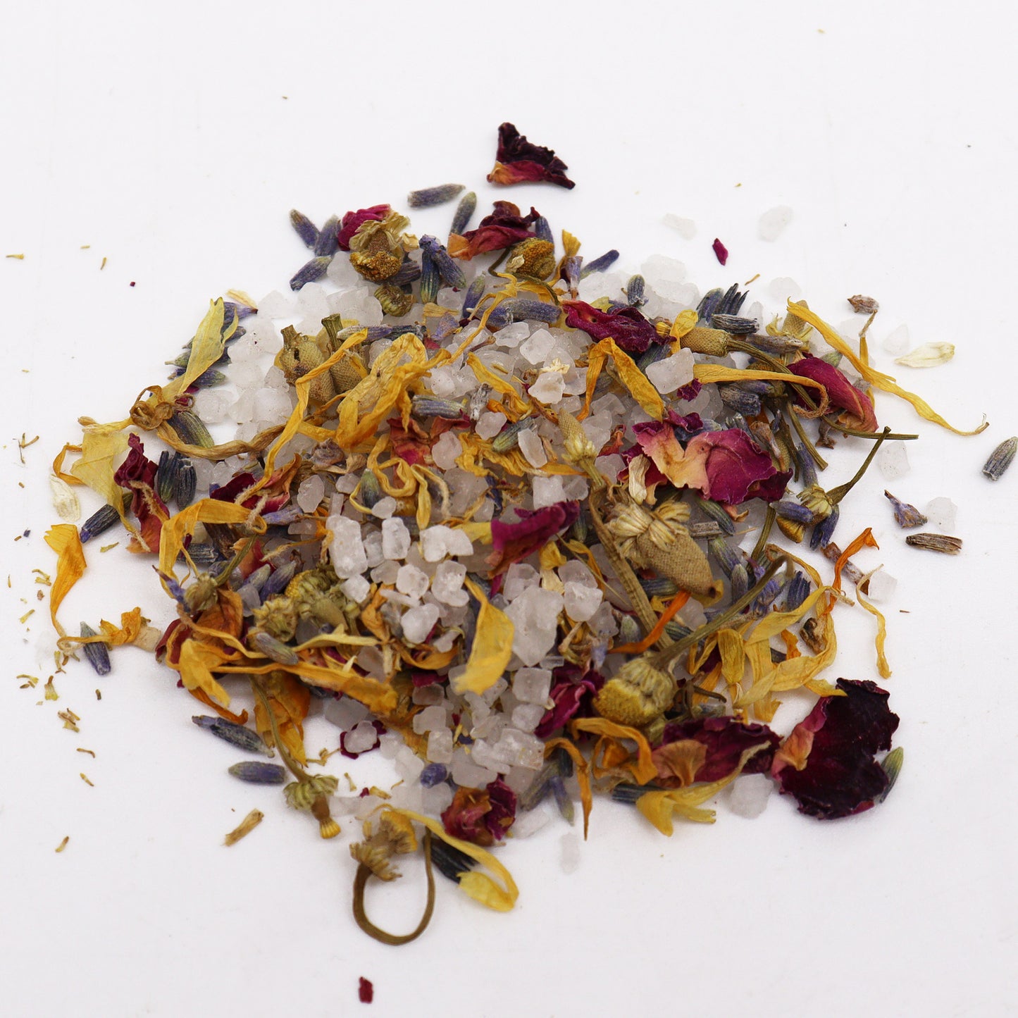 Floral Bath Soak - Sea Salt, Lavender, Rose, Chamomile and Calendula